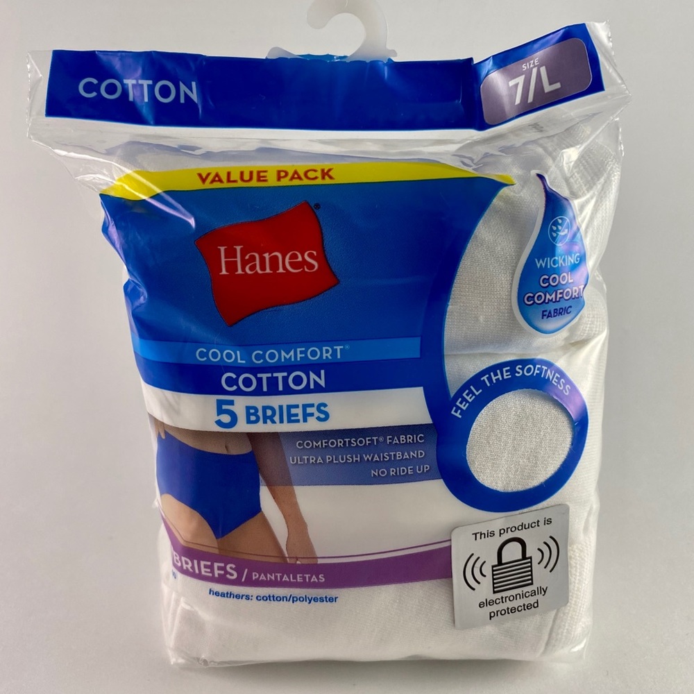 Hanes Cool Comfort Cotton Women's Brief 5-Pack